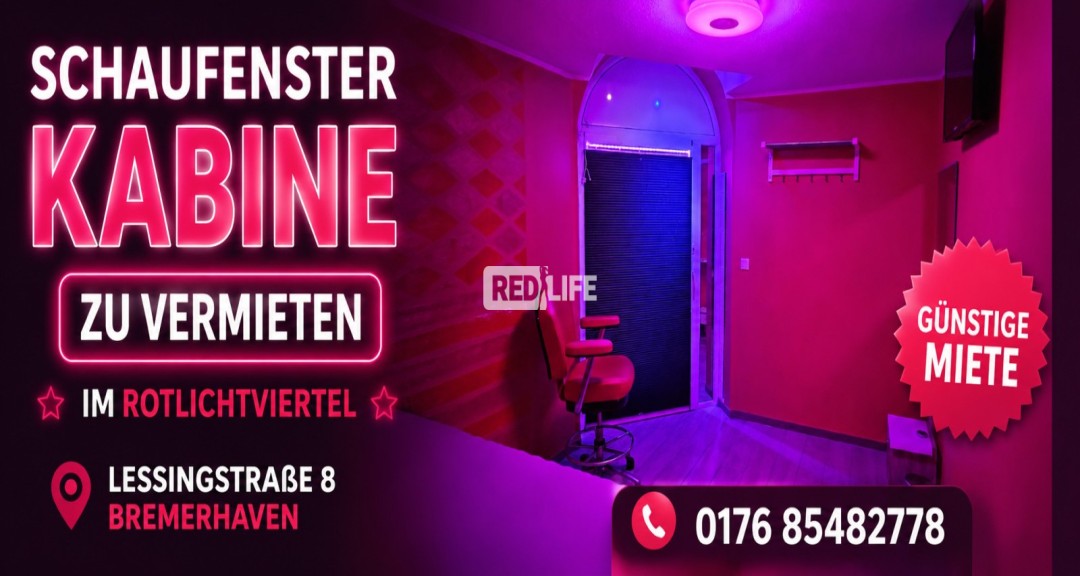 Attraktive Schaufensterkabinen in zentraler Lage